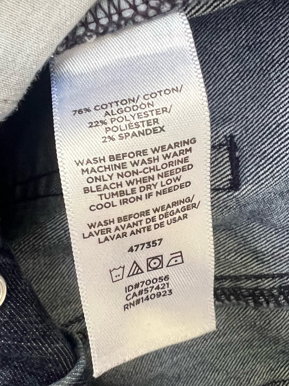 LOFT High Rise Skinny Jeans Size 10/30 Exposed Button Fly Dark Wash Denim 477357 - Picture 5 of 13